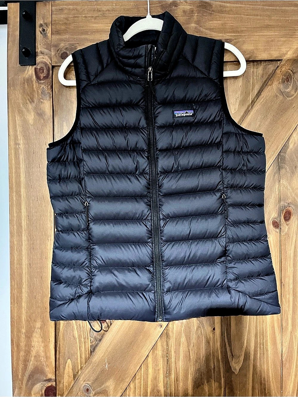 Patagonia Down Sweater Vest Black Women’s Size Large